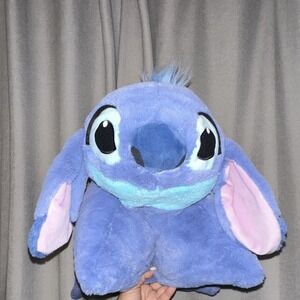 Disney Lilo & Stitch Stitch Blue Plush Pillow Pet EUC